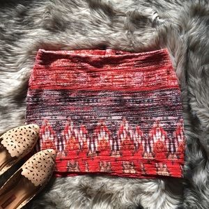 H&M Bohemian Patterned Skirt